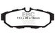 EBC 10-14 Ford Mustang 3.7 Redstuff Rear Brake Pads - Burkken Auto Parts