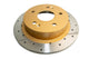 DBA 97-01 Acura Integra Type R Rear Drilled & Slotted Rotor (w/Gold Hat)