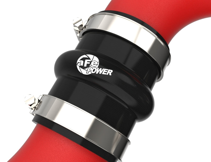 aFe 2024+ Toyota Tacoma BladeRunner  2.5in & 3in Aluminum Hot & Cold Charge Pipe Kit - Red - Burkken Auto Parts