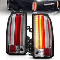 ANZO 2015-2017 GMC Yukon/Yukon XL LED Taillights Chrome - Burkken Auto Parts