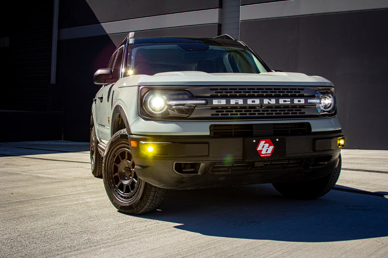 Baja Designs 21+ Ford Bronco Sport Squadron Pro Spot LED Light Pods - Clear - Burkken Auto Parts