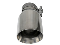 aFe MACH Force-Xp Univ 304 SS Double-Wall Clamp-On Exhaust Tip - Polished - 3in Inlet - 4.5in Outlet - Burkken Auto Parts