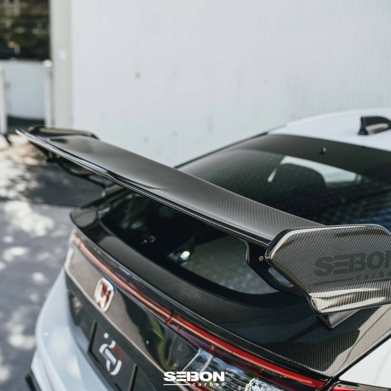 Seibon 23-24 Honda Civic Type R MB-Style Carbon Fiber Rear Spoiler - Burkken Auto Parts