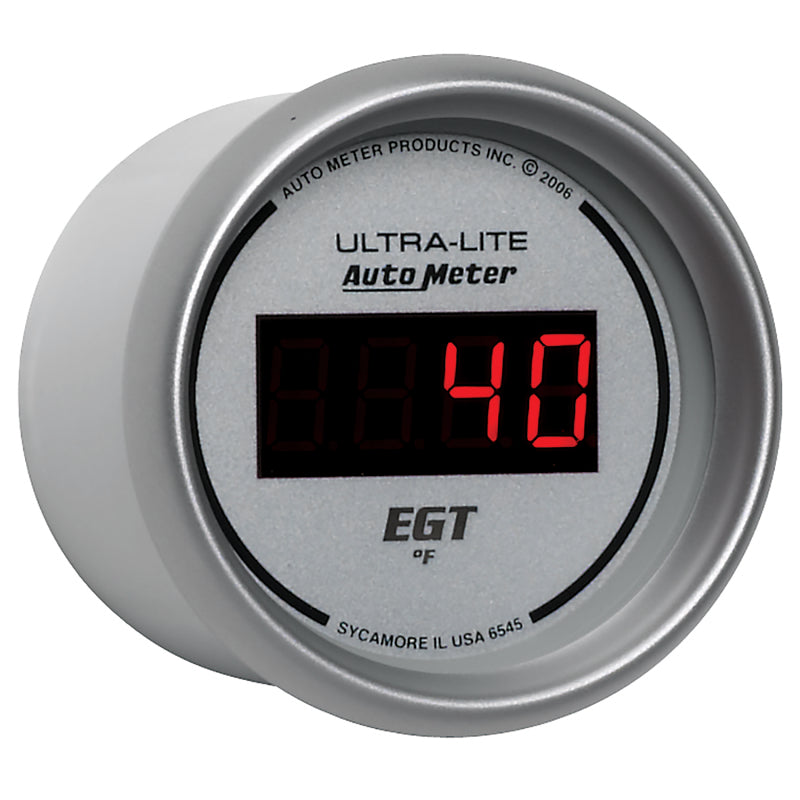 Autometer Ultra-Lite 52MM 0-2000 Degree Digital Pyrometer - Burkken Auto Parts