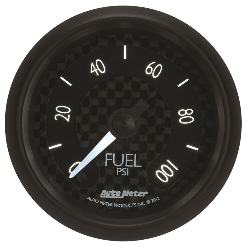 Autometer GT Series 52mm Full Sweep Electronic 0-100 PSI Fuel Pressure Gauge - Burkken Auto Parts