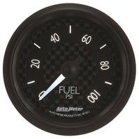 Autometer GT Series 52mm Full Sweep Electronic 0-100 PSI Fuel Pressure Gauge - Burkken Auto Parts