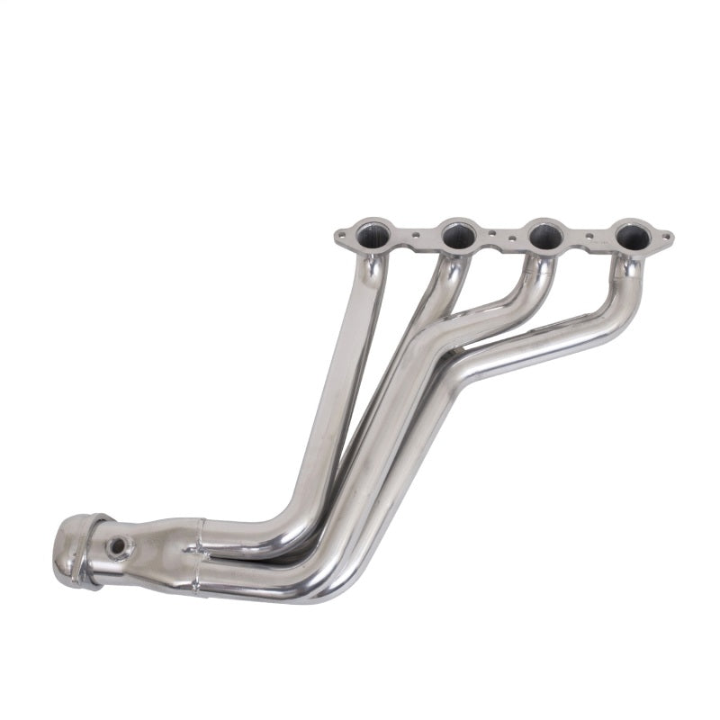 BBK 10-15 Camaro LS3 L99 Long Tube Exhaust Headers With Converters - 1-3/4 Silver Ceramic - Burkken Auto Parts