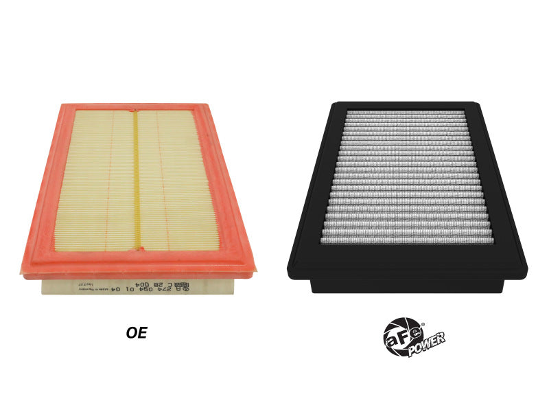 aFe MagnumFLOW OE Replacement Air Filter w/Pro Dry S Media 15-18 Mercedes C300 (L4-2.0L Turbo) - Burkken Auto Parts