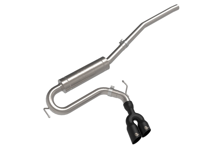 aFe Rebel Series 2.5in 409 SS Cat-Back Exhaust w/ Black Tip 2022 Ford Maverick - Burkken Auto Parts