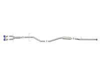 aFe Takeda 2.5in 304 SS Cat-Back Exhaust System w/ Blue Tips 17-20 Honda Civic Si Sedan I4 1.5L - Burkken Auto Parts