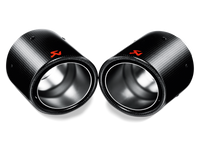 Akrapovic 09-12 Volkswagen Golf GTD (VI) Tail Pipe Set (Carbon) - Burkken Auto Parts