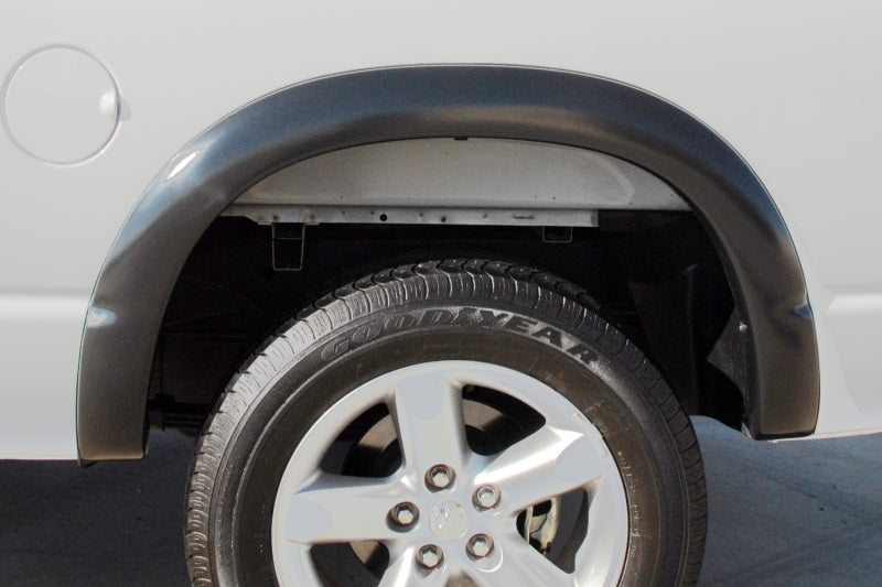 Lund 19-21 Chevy Silverado 1500 SX-Sport Smooth Elite Series Rear Fender Flares - Black (2 Pc.) - Burkken Auto Parts
