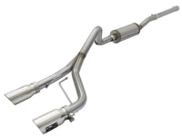 aFe Rebel Series CB 2.5in Dual Center Exit SS Exhaust w/ Polish Tip 07-15 Jeep Wrangler 3.6L/3.8L V6 - Burkken Auto Parts
