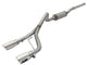 aFe Rebel Series CB 2.5in Dual Center Exit SS Exhaust w/ Polish Tip 07-15 Jeep Wrangler 3.6L/3.8L V6 - Burkken Auto Parts