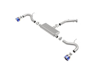 aFe Takeda 2.5in 409 SS Axle-Back Exhaust System Blue Flame 18-20 Hyundai Elantra GT L4-1.6L(t) - Burkken Auto Parts