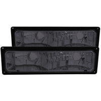 ANZO 1988-1998 Chevrolet C1500 Euro Parking Lights Smoke - Burkken Auto Parts