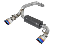 aFe Takeda 3in 304 SS Axle-Back Exhaust System w/ Blue Flame Tip 16-18 Ford Focus RS 2.3L (t) - Burkken Auto Parts