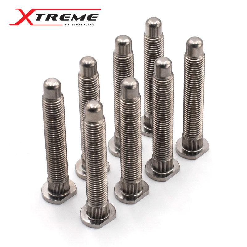 BLOX Racing Honda Xtreme Titanium Wheel Studs 12 x 1.50mm - Set of 8 - Burkken Auto Parts