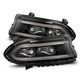 AlphaRex 15-23 Dodge Charger LUXX-Series LED Proj Headlights Black w/Activtn Lgt & Seq.Sig / SB DRL - Burkken Auto Parts