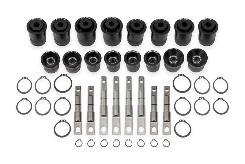 BMR 14-19 Chevrolet Corvette C7 Front & Rear Control Arm Bearing Kit - Black Anodized - Burkken Auto Parts