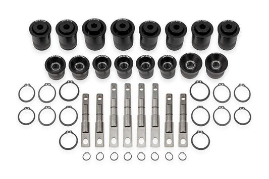 BMR 14-19 Chevrolet Corvette C7 Front & Rear Control Arm Bearing Kit - Black Anodized - Burkken Auto Parts