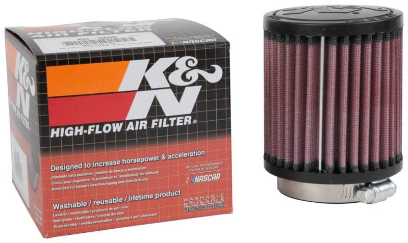 K&N Universal Air Filter - 2-7/16in Flange x 3-1/2in OD x 4in Height - Burkken Auto Parts