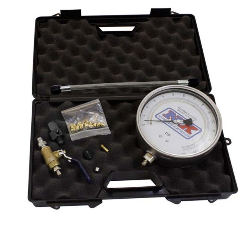 Nitrous Express Master Flo-Check Pro (6 Certified Gauge & Molded Case) - Burkken Auto Parts
