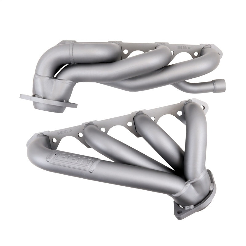 BBK 87-95 Ford F150 Truck 5.8 351 Shorty Unequal Length Exhaust Headers - 1-5/8 Titanium Ceramic - Burkken Auto Parts