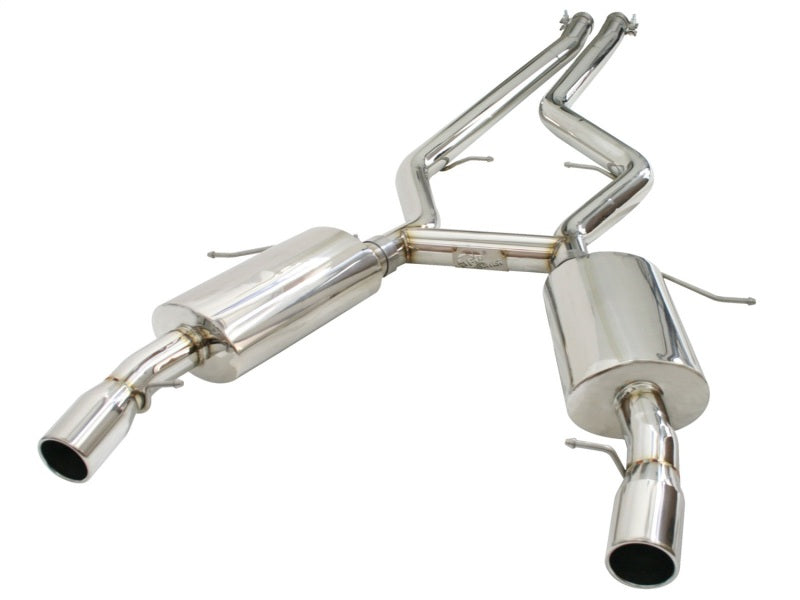 aFe MACHForce XP Exhausts Cat-Back SS-304 EXH CB BMW 335i (E90/92 Only) 07-09 L6-3.0L (tt) SS-304 - Burkken Auto Parts