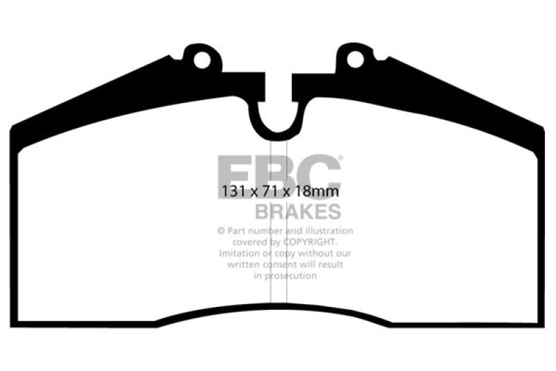 EBC 86-91 Porsche 928 5.0 Greenstuff Front Brake Pads - Burkken Auto Parts