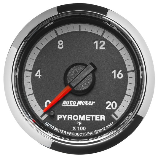 Autometer Gen4 Dodge Factory Match 52.4mm Full Sweep Electronic 0-2000 Deg F EGT/Pyrometer Gauge - Burkken Auto Parts