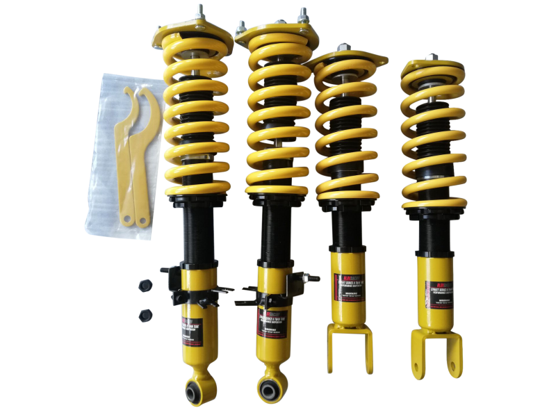 BLOX Racing 02-05 Rsx/01-05 Civic- Non-Adjustable Damping Street Series II Coilovers - Burkken Auto Parts