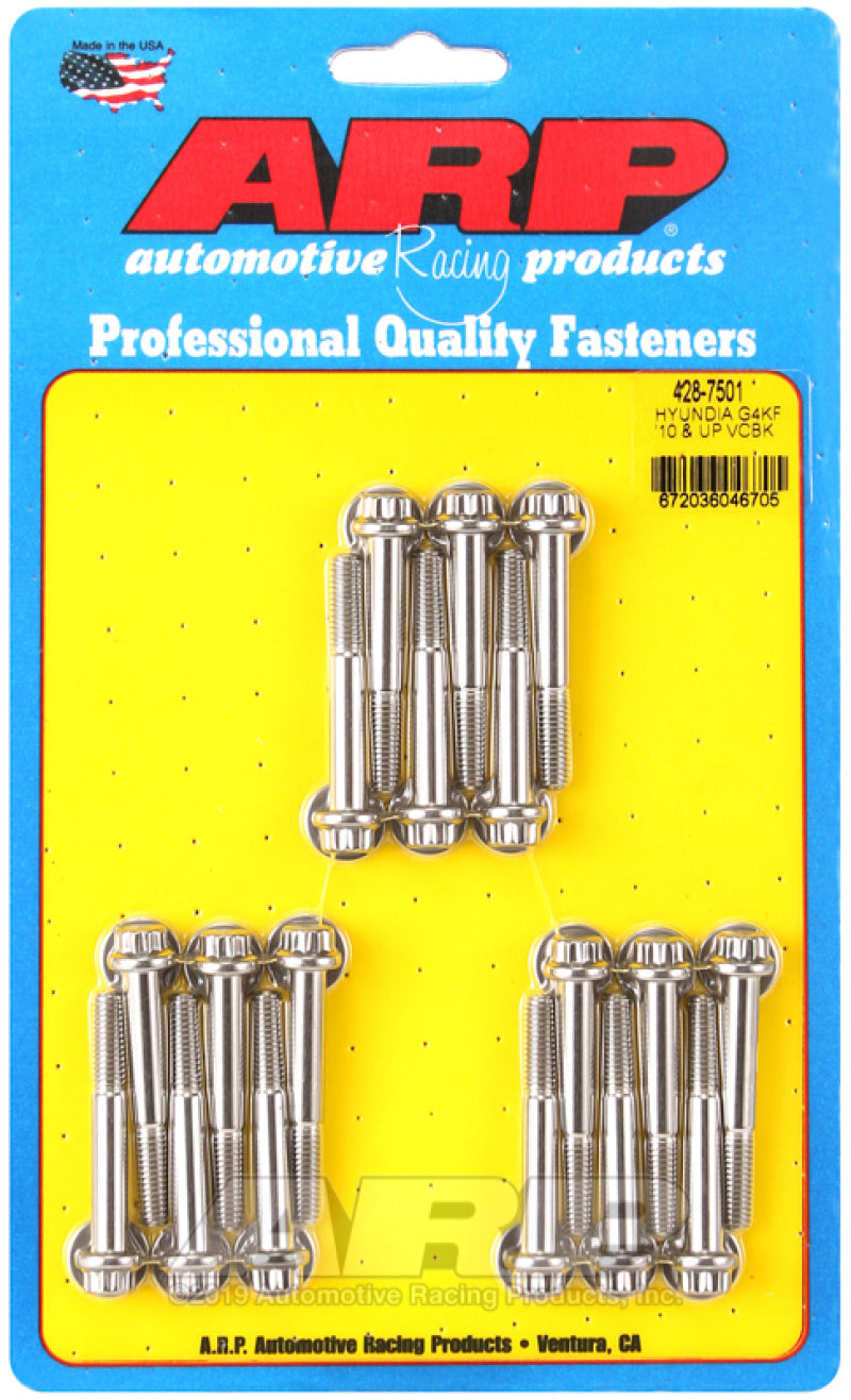 ARP Hyundai Genesis G4KF 2L 2010+ Valve Cover Bolt Kit - Burkken Auto Parts