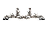 Corsa 2020-2025 Corvette C8 3in Valved Cat-Back 4.5in Pol Quad Tips - Fits Factory NPP Exhaust - Burkken Auto Parts