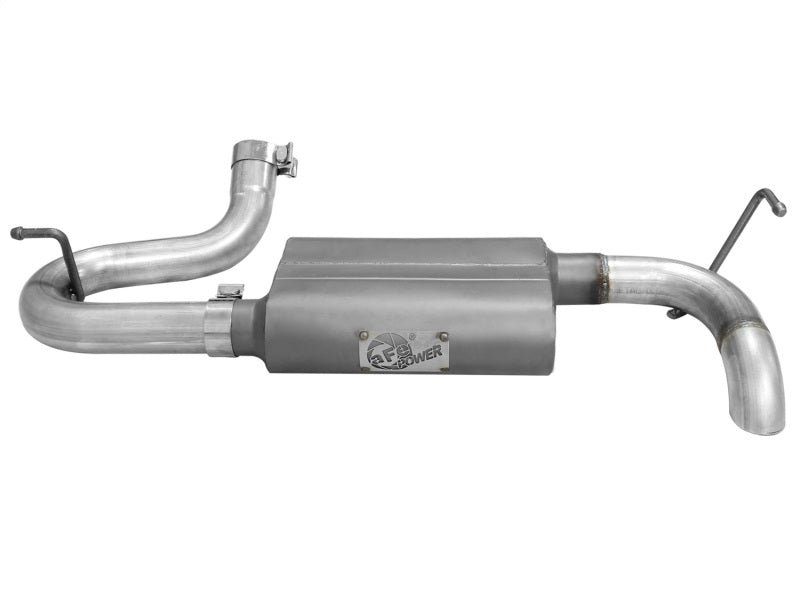 aFe Scorpion Exhaust System Axle Back Aluminized Hi-Tuck 07-17 Jeep Wrangler JK V6 3.6/3.8L - Burkken Auto Parts