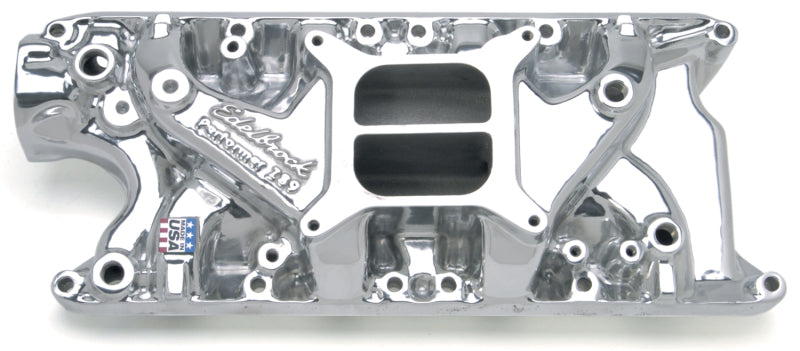 Edelbrock Perf 289 w/ O EGR Polished Manifold - Burkken Auto Parts