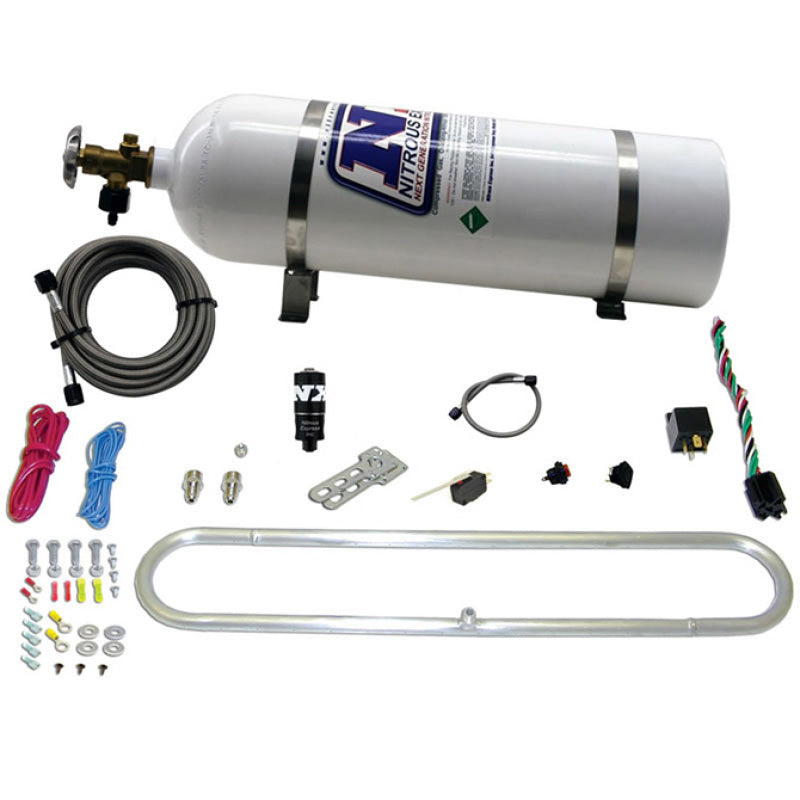 Nitrous Express N-Tercooler System for CO2 w/15lb Bottle (Remote Mount Solenoid) - Burkken Auto Parts
