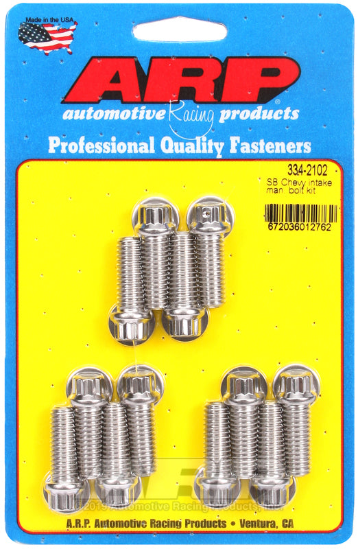 ARP SB Chevy Intake Manifold Bolt Kit - Burkken Auto Parts