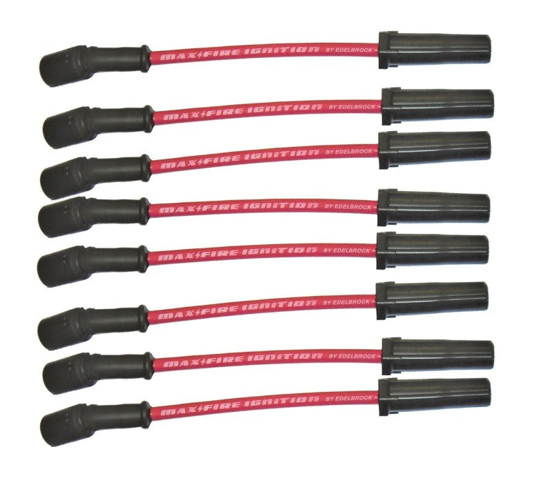 Edelbrock Spark Plug Wire Set GM LS Engines Heat Shields w/o Red Wire (Set of 8) - Burkken Auto Parts