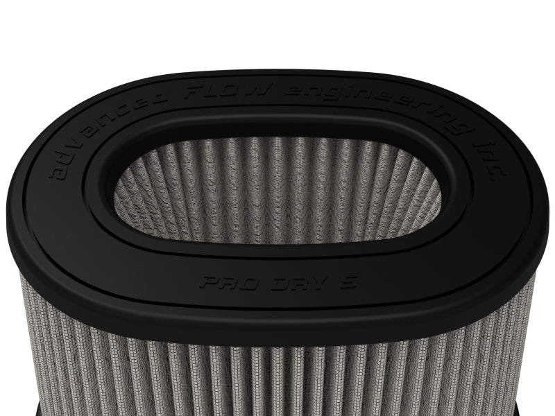 aFe Momentum Pro DRY S Univ Air Filter 6-3/4 x 4-3/4in F x 8-1/4 x 6-1/4in B x 7-1/4 x 5in T x 6in H - Burkken Auto Parts