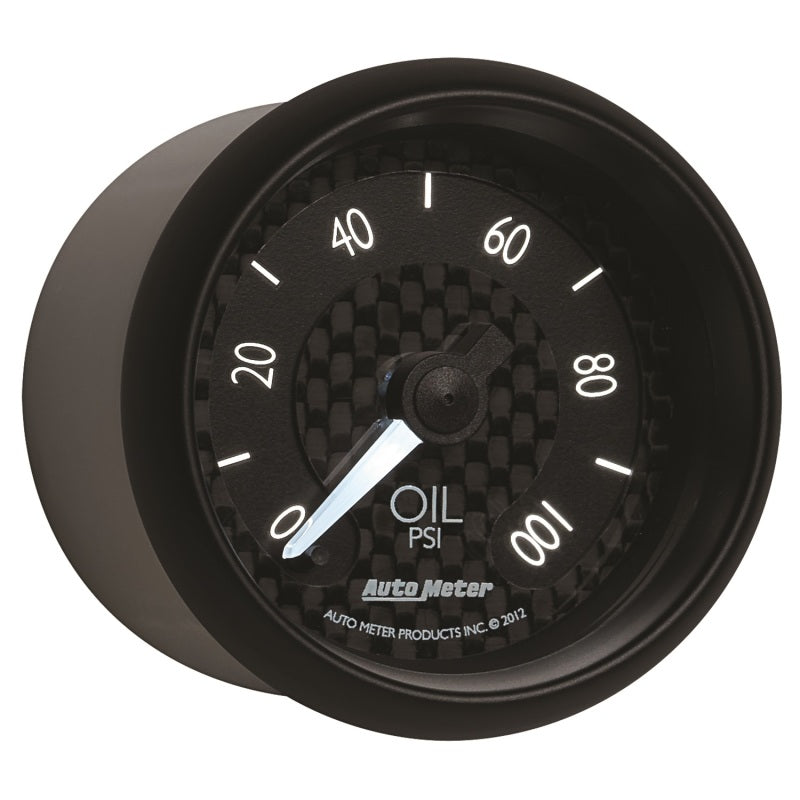 Autometer GT Series 52mm Full Sweep Electronic 0-100 PSI Oil Pressure Gauge - Burkken Auto Parts
