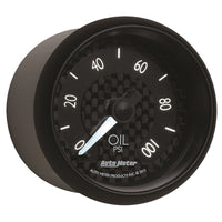Autometer GT Series 52mm Full Sweep Electronic 0-100 PSI Oil Pressure Gauge - Burkken Auto Parts
