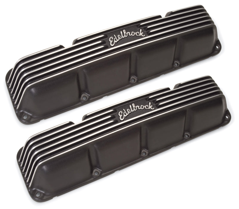 Edelbrock Valve Cover Classic Series AMC/Jeep 1967-91 290-401 CI V8 Black - Burkken Auto Parts