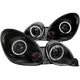 ANZO 1998-2005 Lexus Gs300 Projector Headlights w/ Halo Black - Burkken Auto Parts