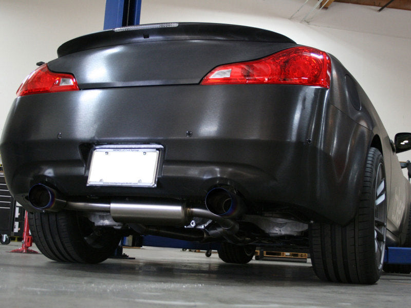 aFe Takeda 2-1/2in 304SS Cat-Back Exhaust Infiniti G37 08-13/Q60 14-15 V6-3.7 w/ Blue Flame Tips - Burkken Auto Parts