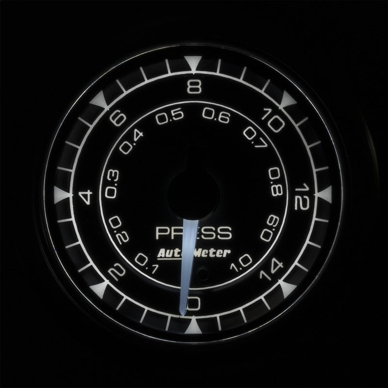Autometer Chrono 2-1/16in 15PSI Pressure Gauge - Burkken Auto Parts