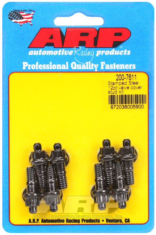 ARP Stamped Steel 12pt Valve Cover Stud Kit - Burkken Auto Parts