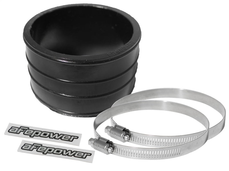 aFe Magnum FORCE Cold Air Intake System Spare Parts Kit (3in ID x 2in L) Straight Coupler - Black - Burkken Auto Parts