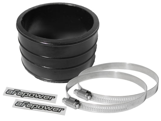aFe Magnum FORCE Cold Air Intake System Spare Parts Kit (3in ID x 2in L) Straight Coupler - Black - Burkken Auto Parts