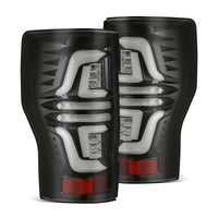AlphaRex 17-19 Ford F250 Super Duty PRO-Series LED Tail Lights Jet Black (w/o Blind Spot Sensor) - Burkken Auto Parts